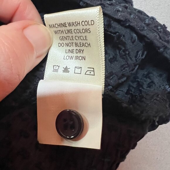 Max Studio Navy Blue Shirt Size 2X - Picture 5 of 7